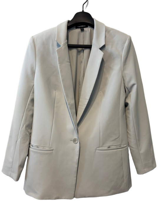 Express Jackets & Blazers - Express Light Blue Single-Button Blazer